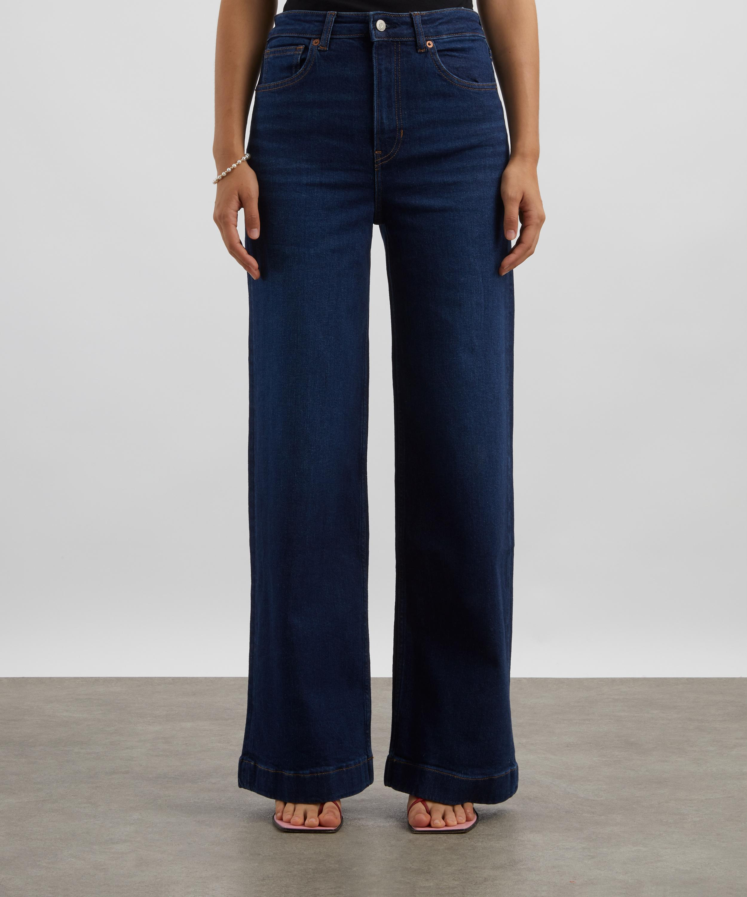 Bex Super Stretch High-Rise Wide-Leg Jeans - 3