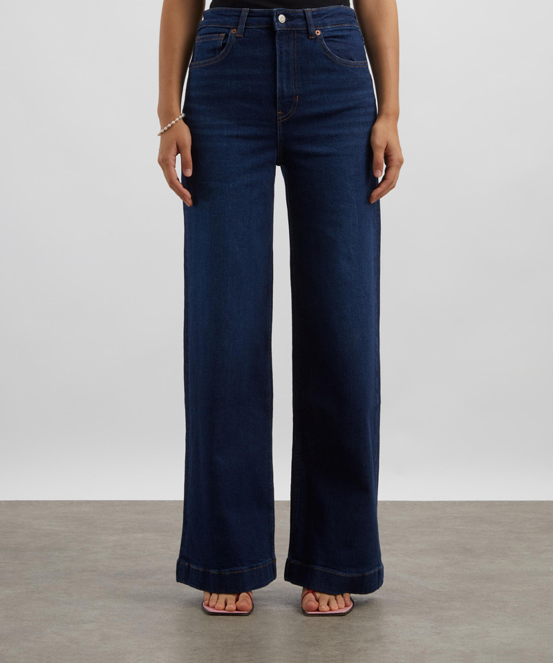 Reformation Bex Super Stretch High-Rise Wide-Leg Jeans outlook