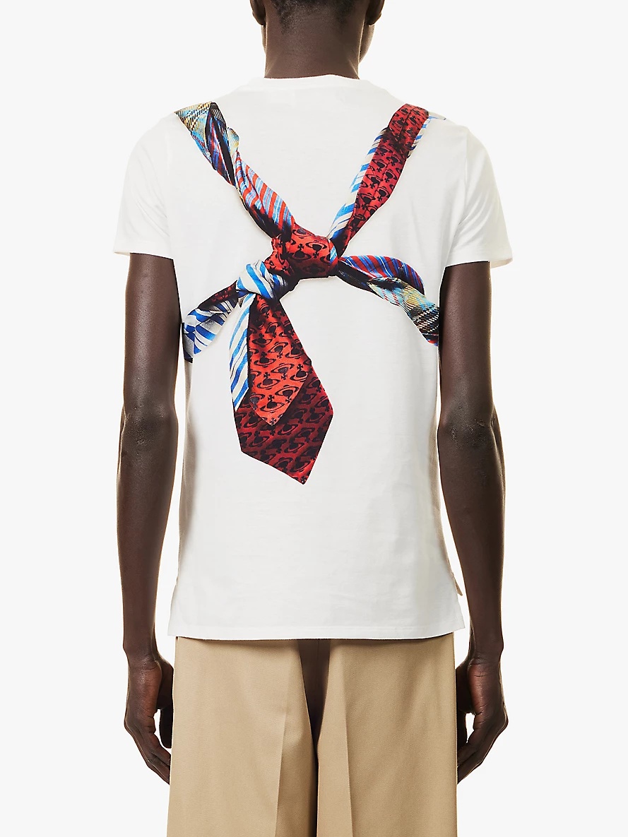 Tie Bondage Peru graphic-print regular-fit organic-cotton T-shirt - 4