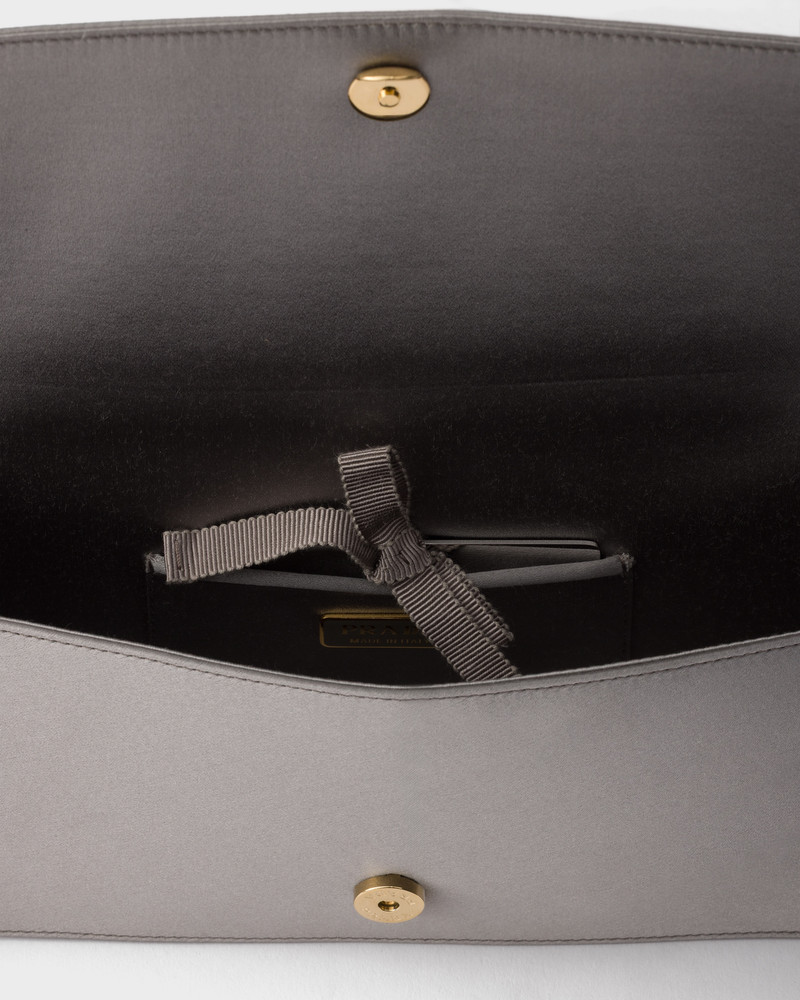 Satin mini shoulder bag 4