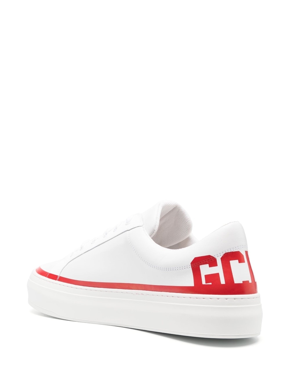 logo-print low-top sneakers - 3