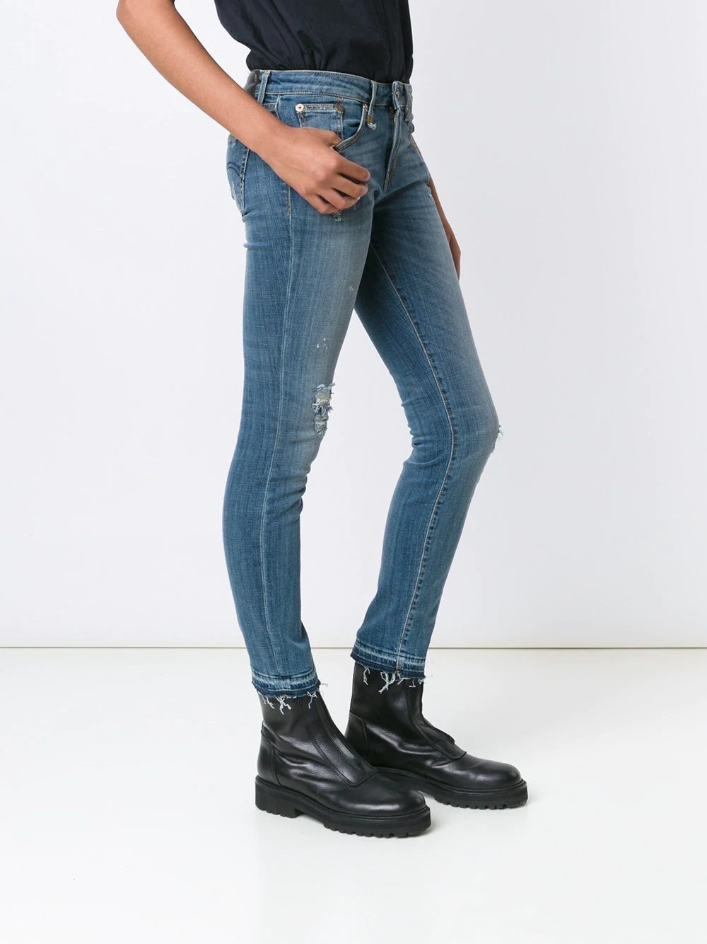 skinny cropped jeans - 3