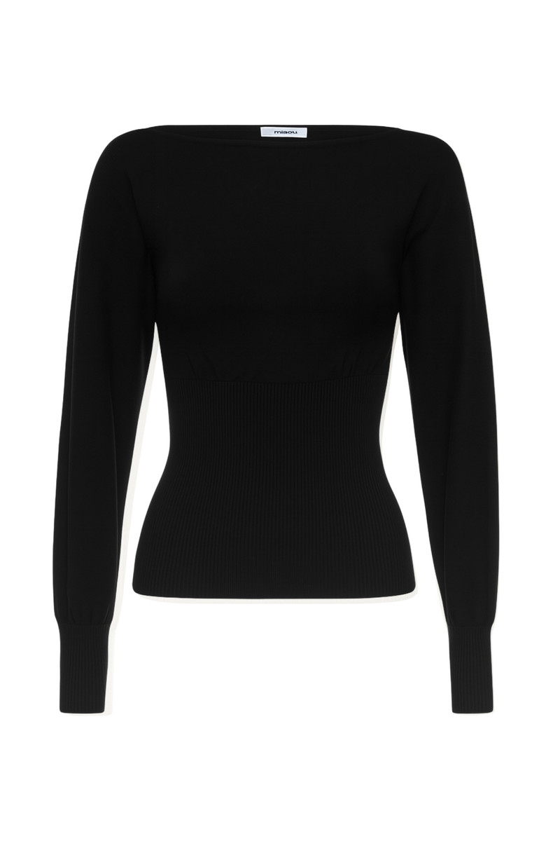 miaou ODESSA TOP - BLACK outlook