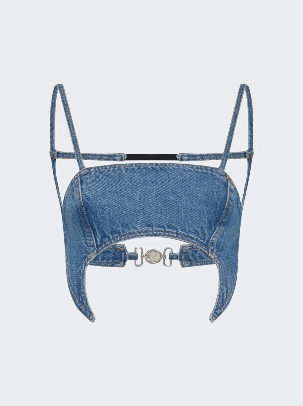 Denim Moon Bra Top Light Blue - 1
