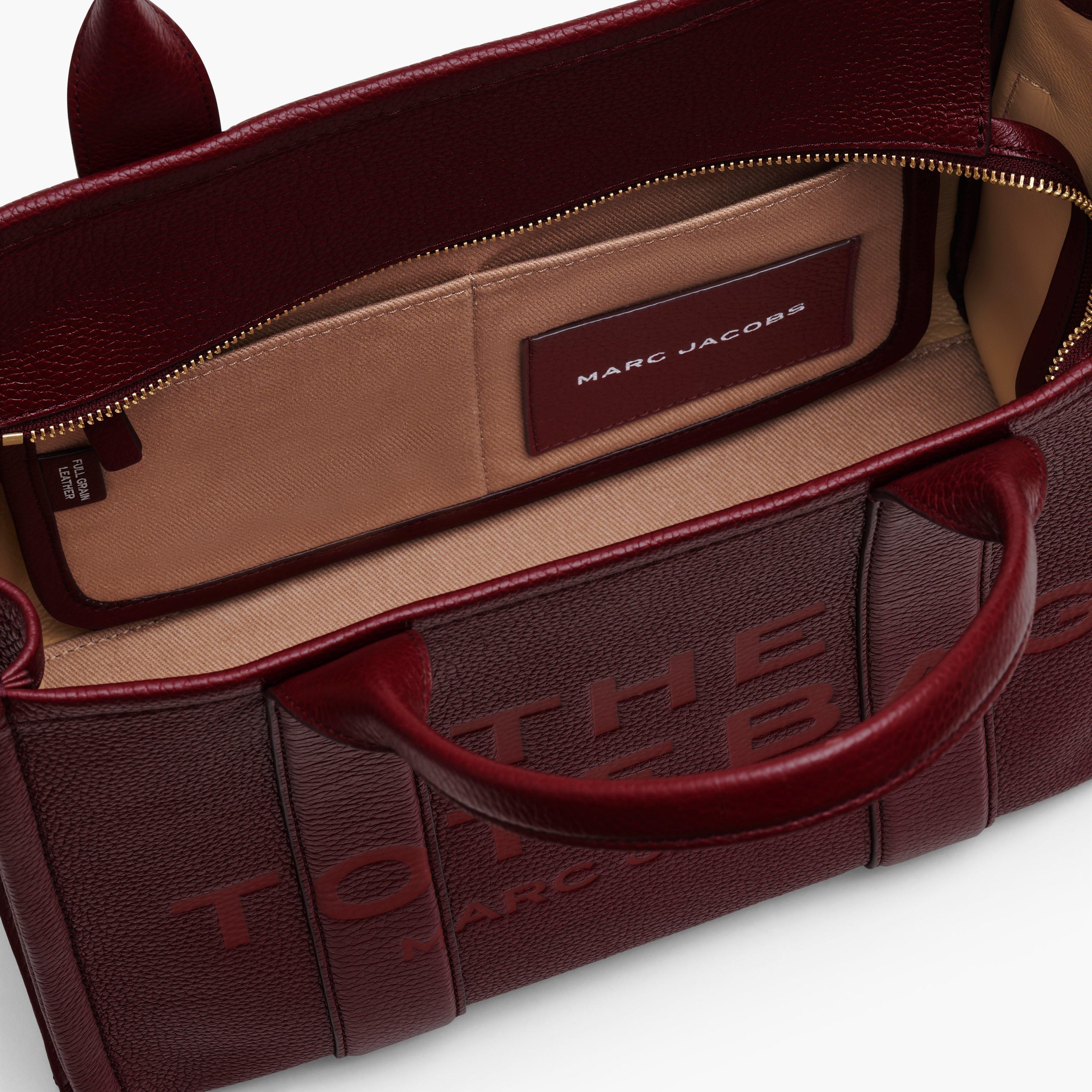 THE LEATHER MEDIUM TOTE BAG - 6