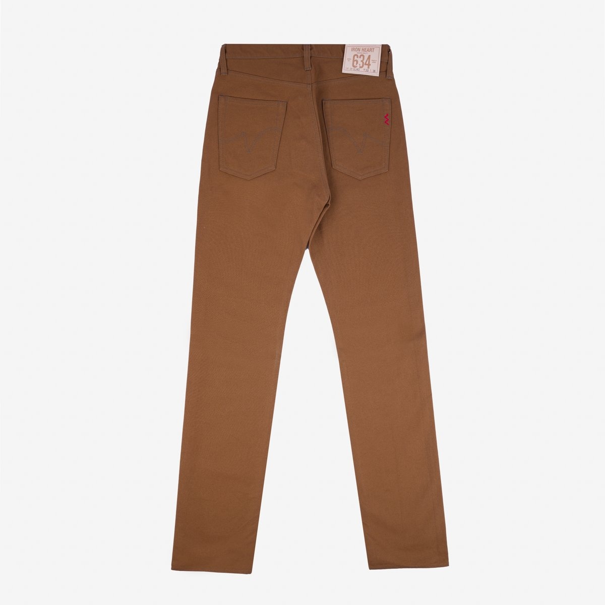 IH-634D 17oz Duck Straight Cut Jeans - Brown - 5