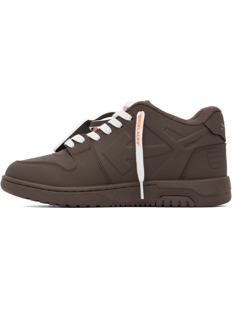 Brown 'Out Of Office' Molded Sneakers 3