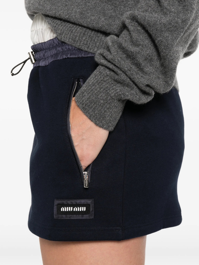 Miu Miu Miu Miu Zip Detail Skirt outlook