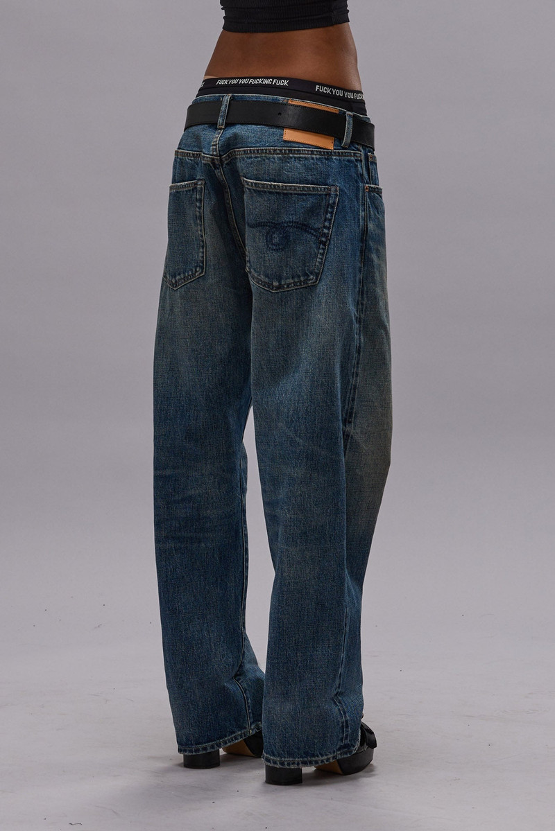 CUFFED X-BF JEAN - ASPEN SELVEDGE BLUE - R13 6