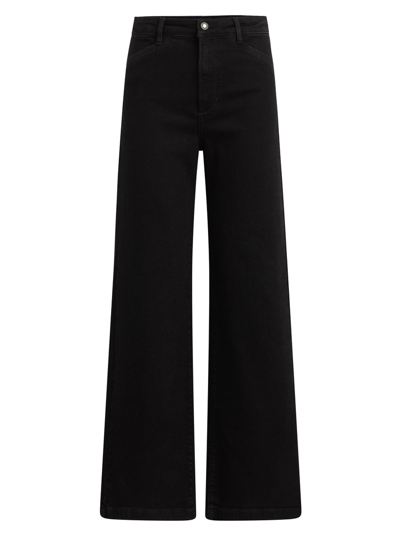 Women's The Mischa High-Rise Wide-Leg Jeans - Onyx 1