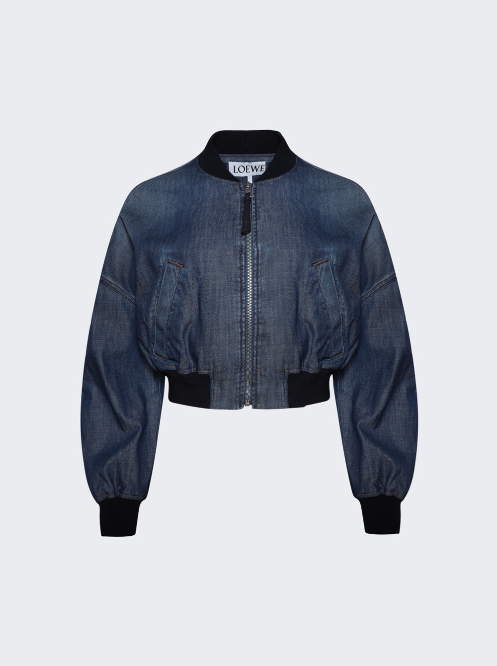 Bomber Jacket Washed Blue - 1