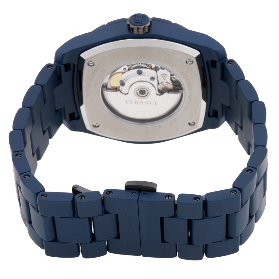 Versace DV One Automatic Blue Dial Men's Watch VE7K00223 - 3