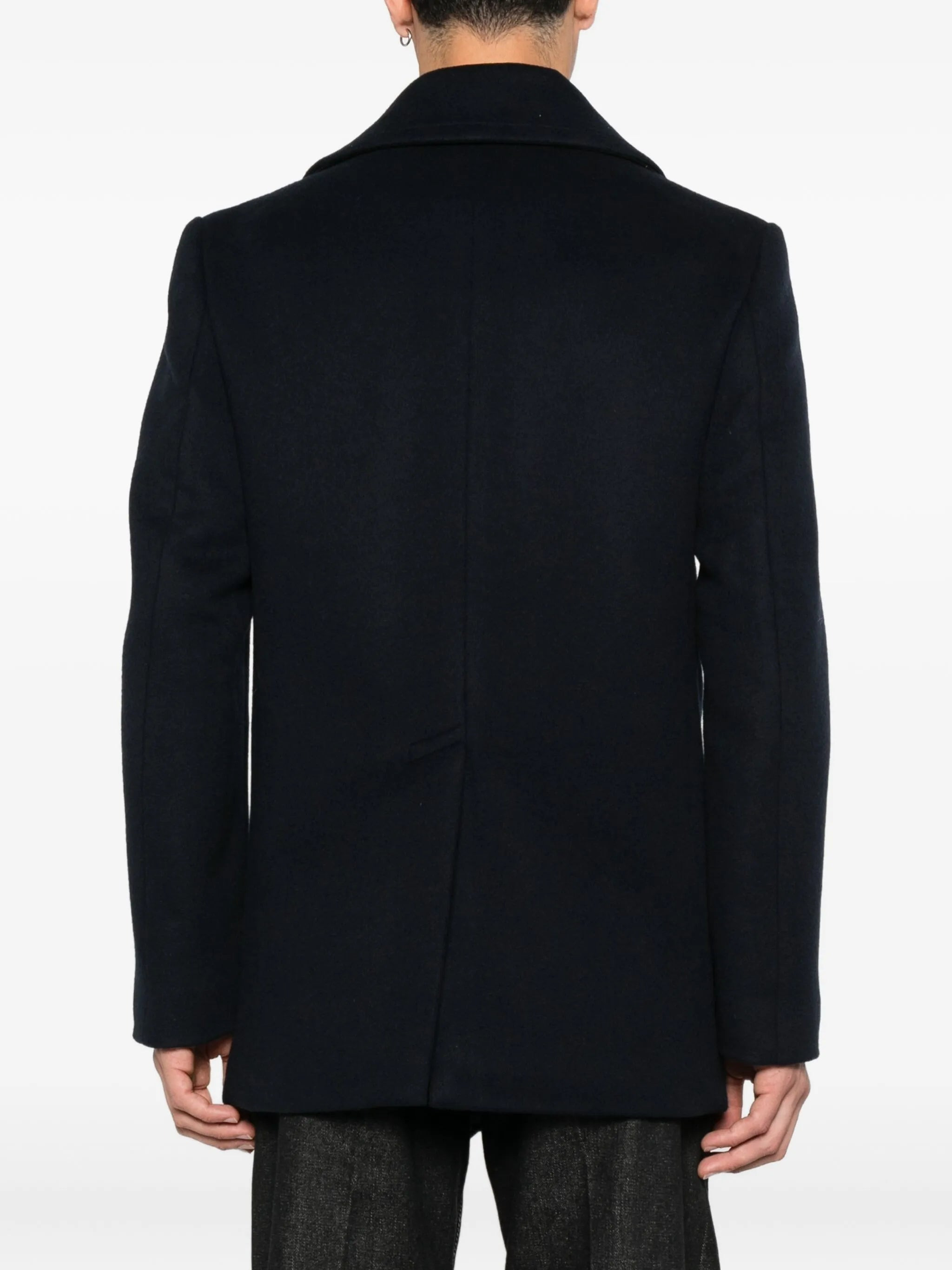 Givenchy Double-breasted Gold-button Peacoat - 3