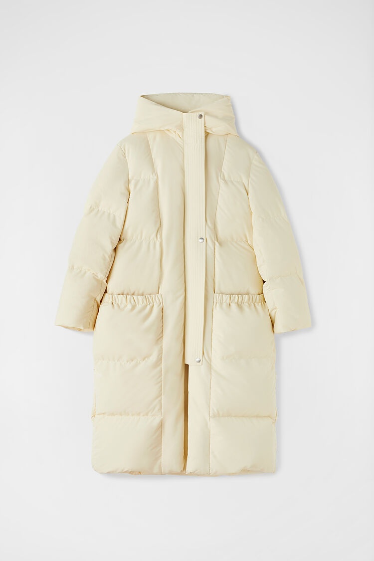 Quilted Down Coat - 1