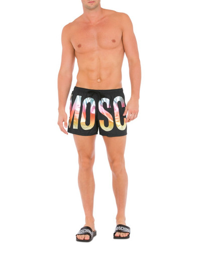 Moschino RAINBOW LOGO SWIM TRUNKS outlook