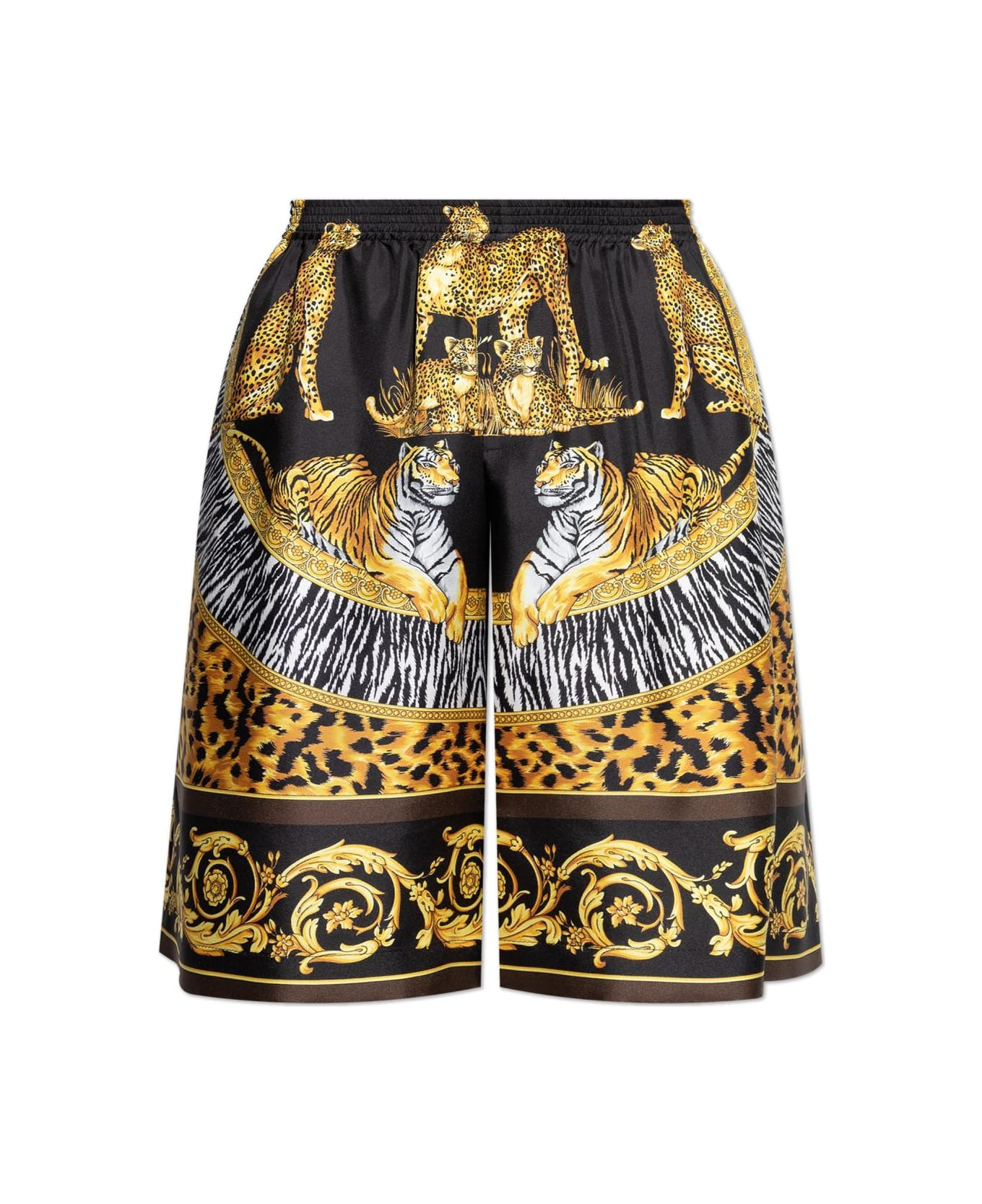 Versace Silk Shorts - 1