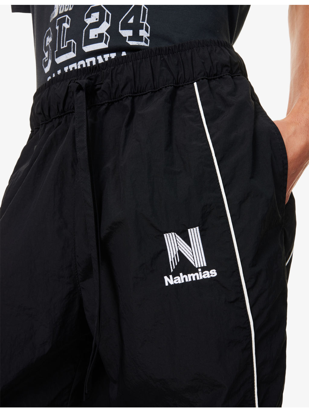 Warm Up Baggy-Fit Cotton-Blend Bottoms - 5