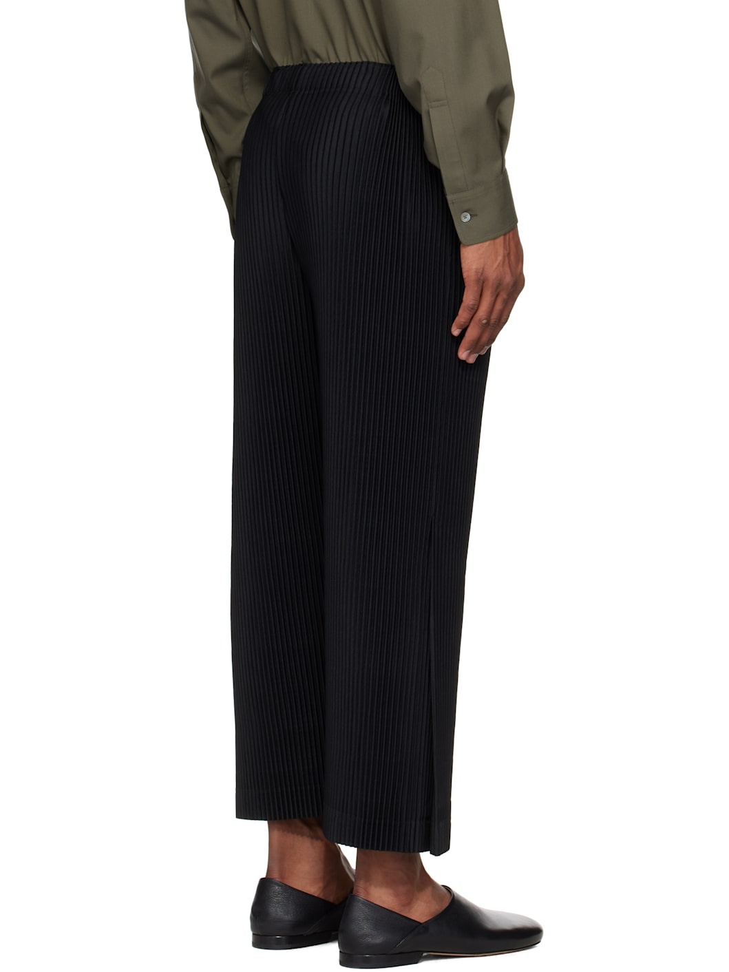 Black Monthly Color April Trousers - 3