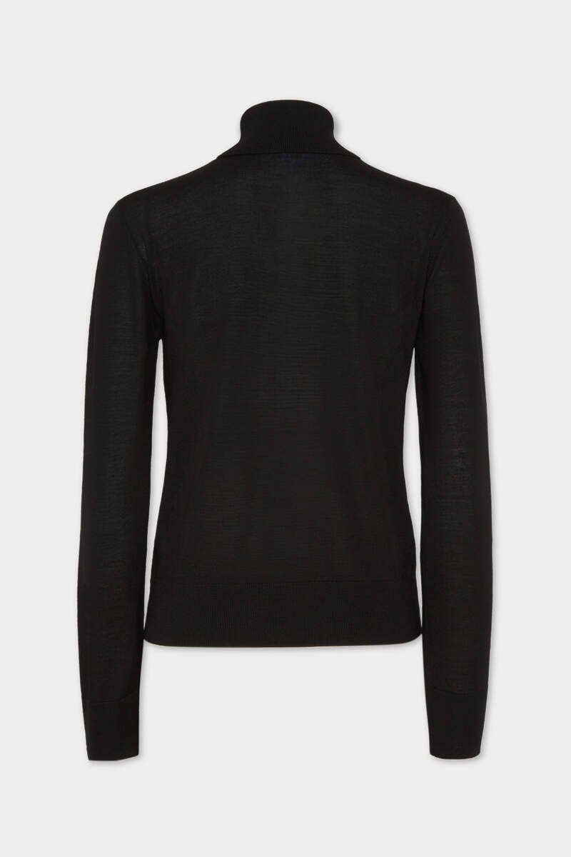 D2 WOOL TURTLENECK PULLOVER - 2