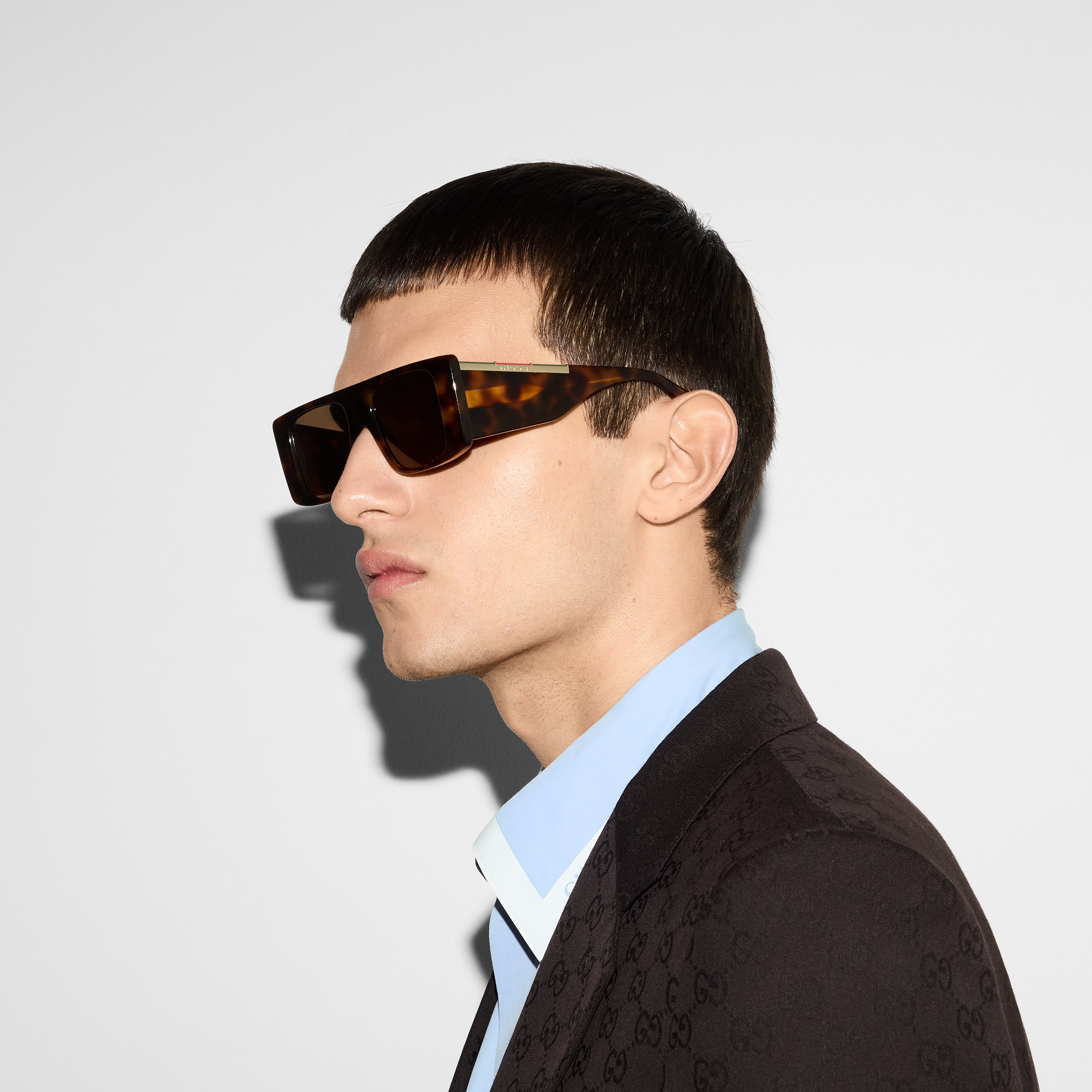 Rectangular frame sunglasses - 3