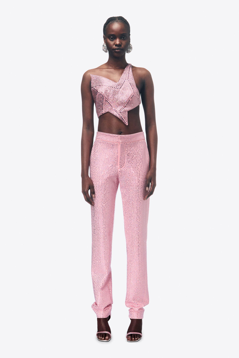 CRYSTAL EMBELLISHED TUXEDO PANT 4