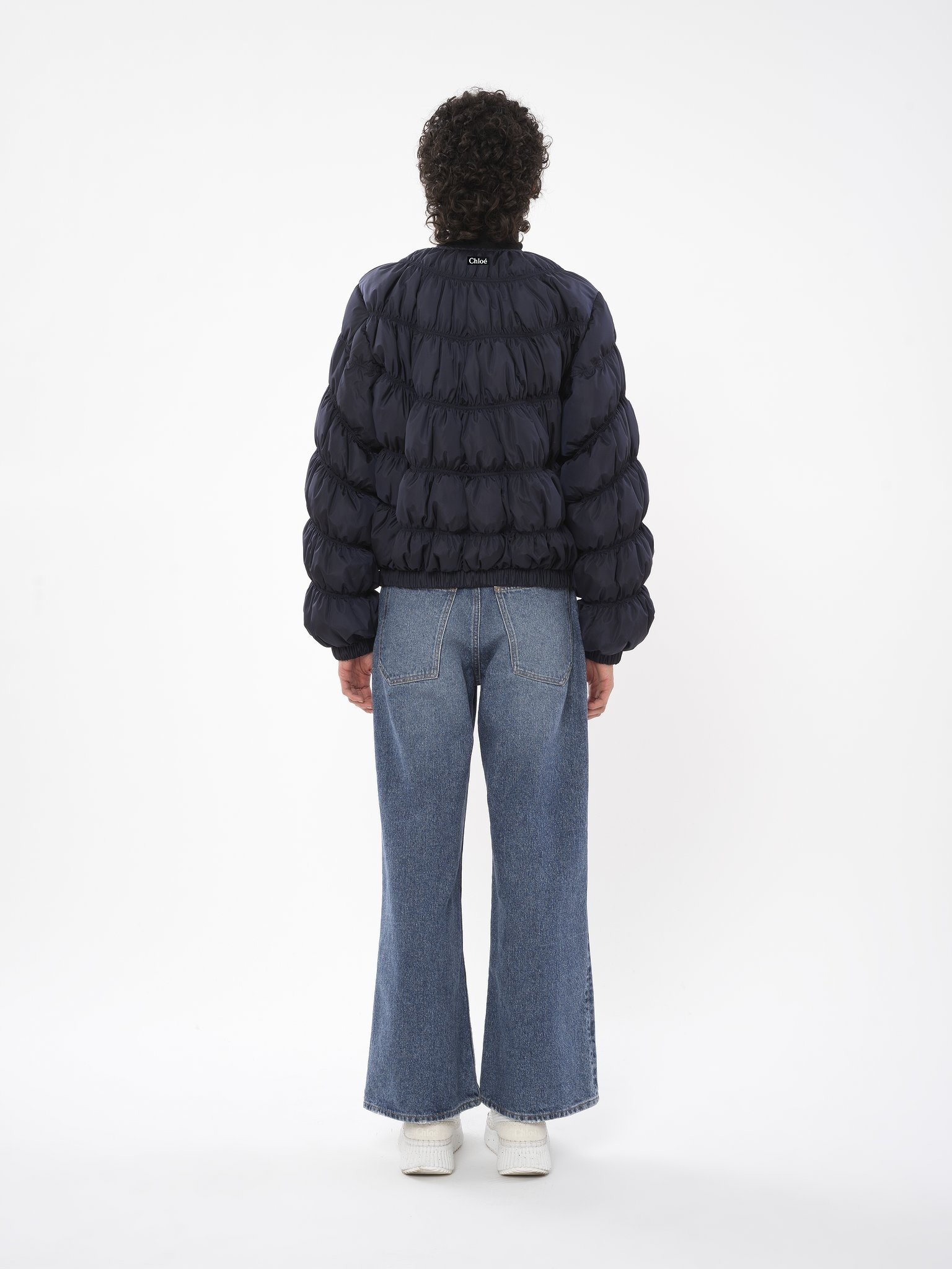 RUCHED PUFFER JACKET - 4