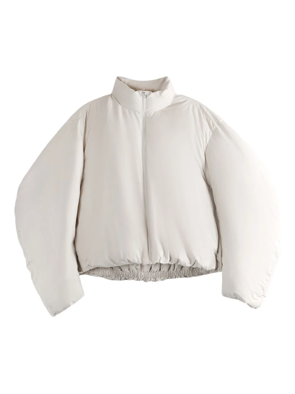 zip-up funnel-neck jacket - 1
