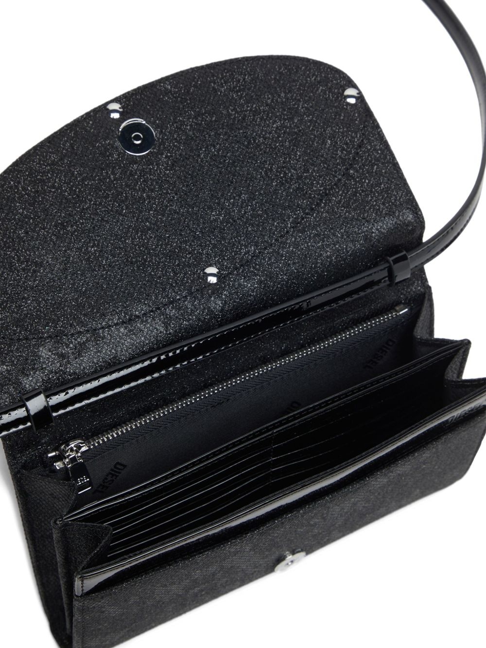 1DR logo-plaque glitter wallet - 4