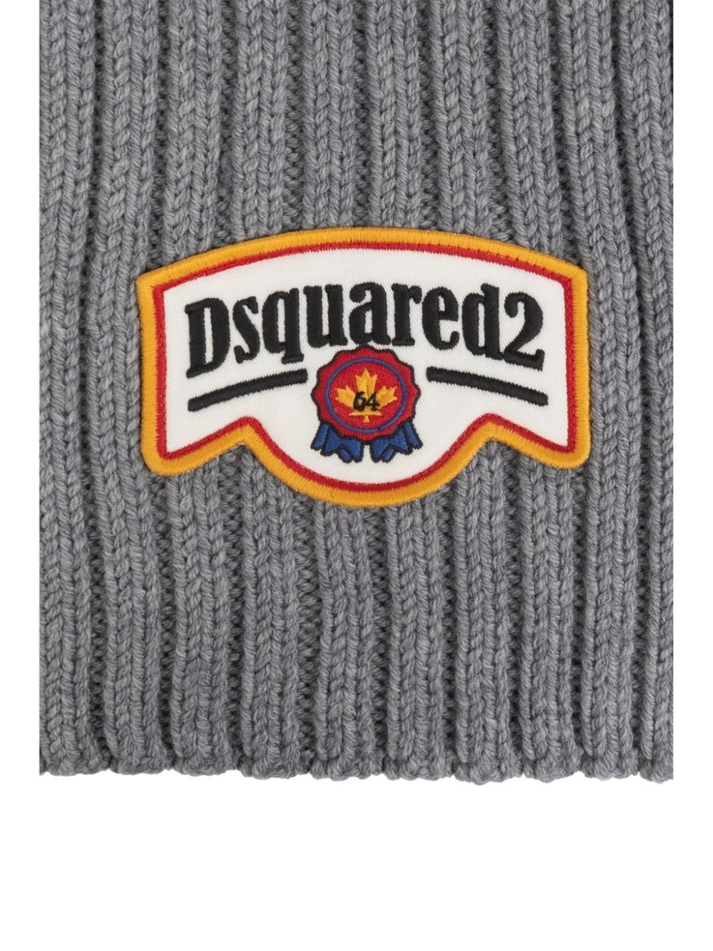 logo patch scarf - 4