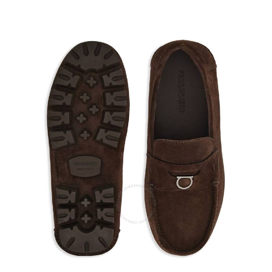 Ferragamo Gancini-Plaque Round-Toe Loafers - 3