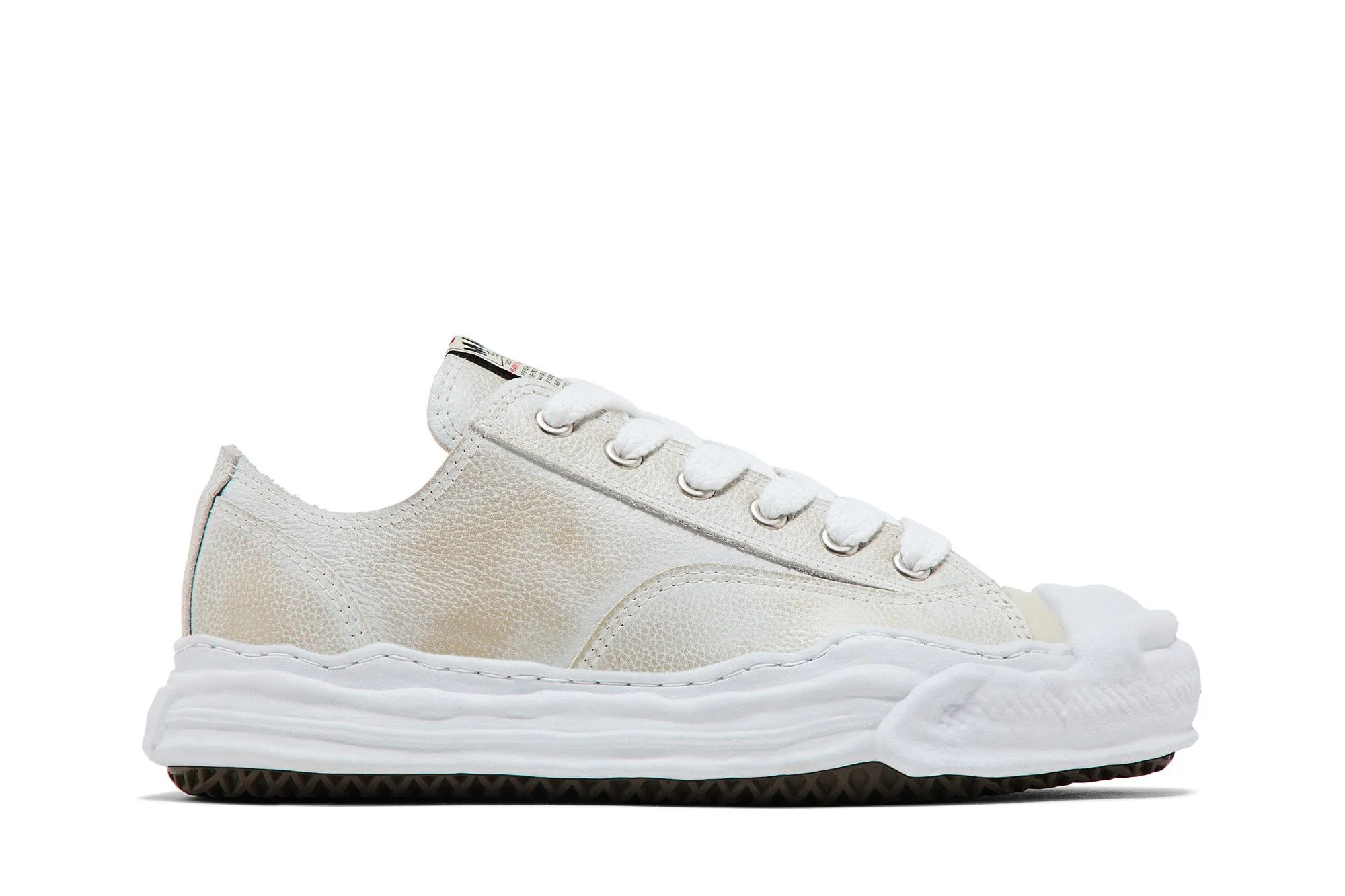 Maison Mihara Yasuhiro Hank OG Sole Brushed Shrink Leather Low 'White' - 1