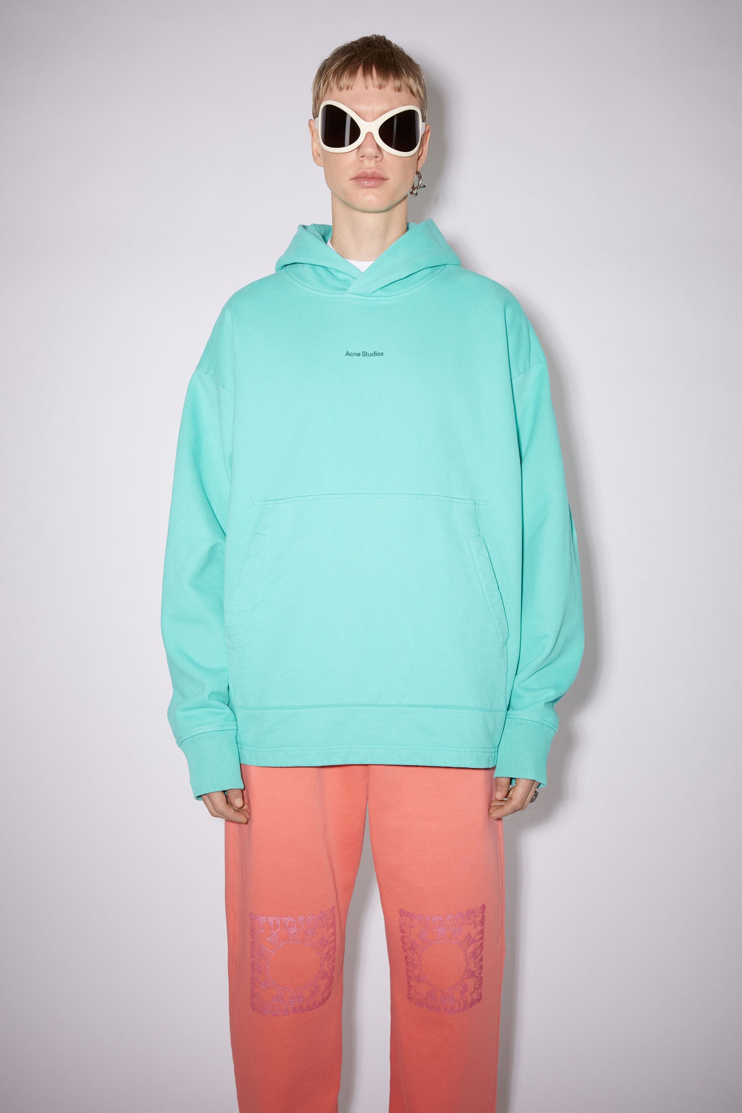 Hooded sweatshirt - Jade green - 2