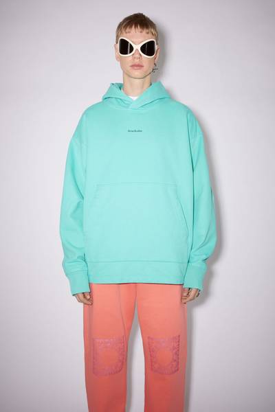 Acne Studios Hooded sweatshirt - Jade green outlook