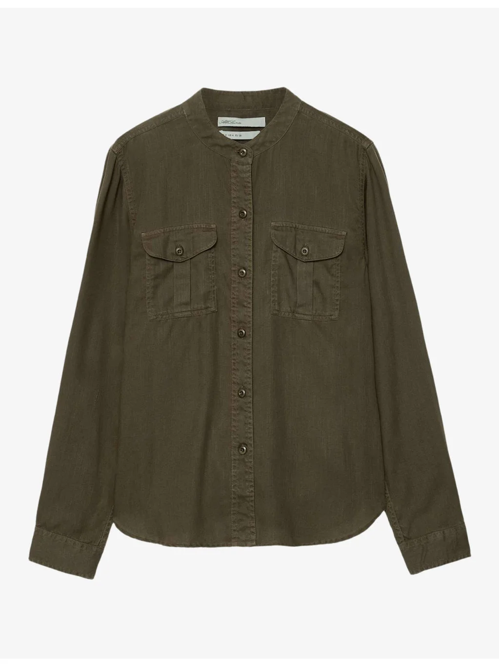 Tess Flap-Pocket Lyocell Shirt - 1