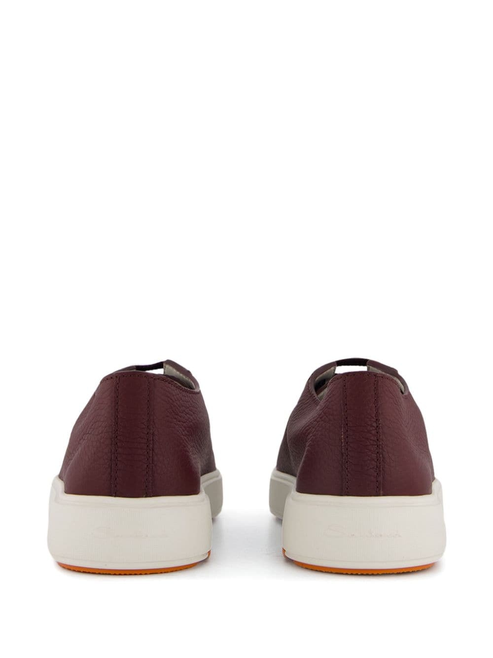 leather low-top sneakers - 6