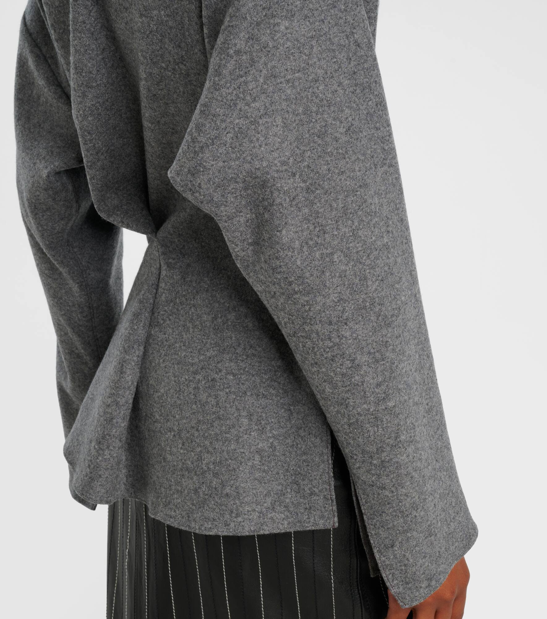 Wool and cashmere Henley shirt - 5