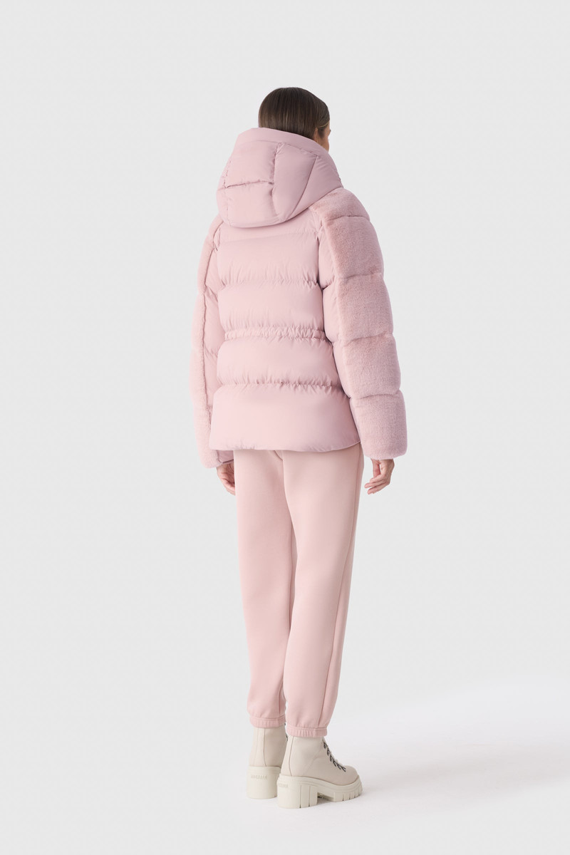 CASSIDY Quilted Down Jacket With Removable Hood 4