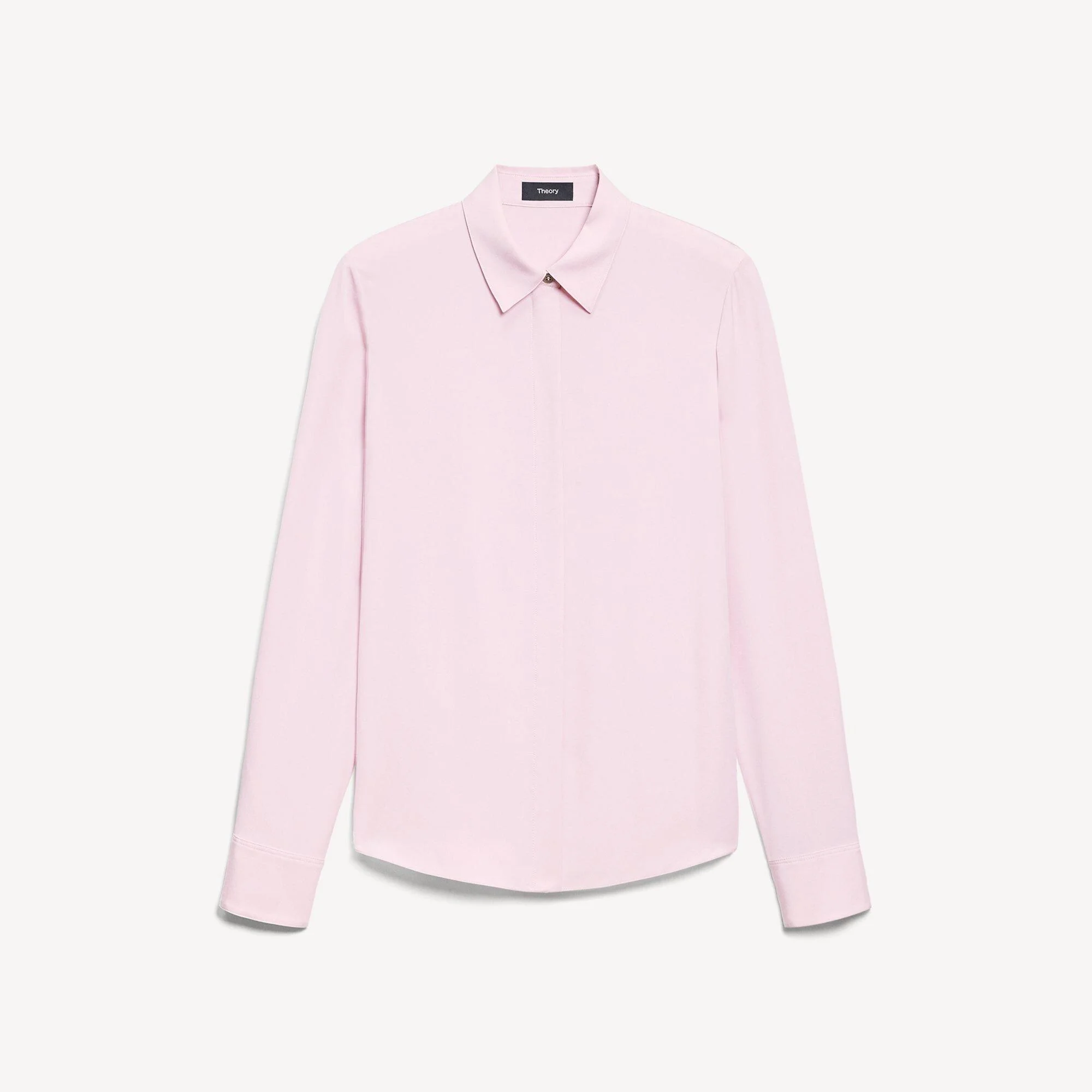 Fitted Shirt in Silk Georgette - 1