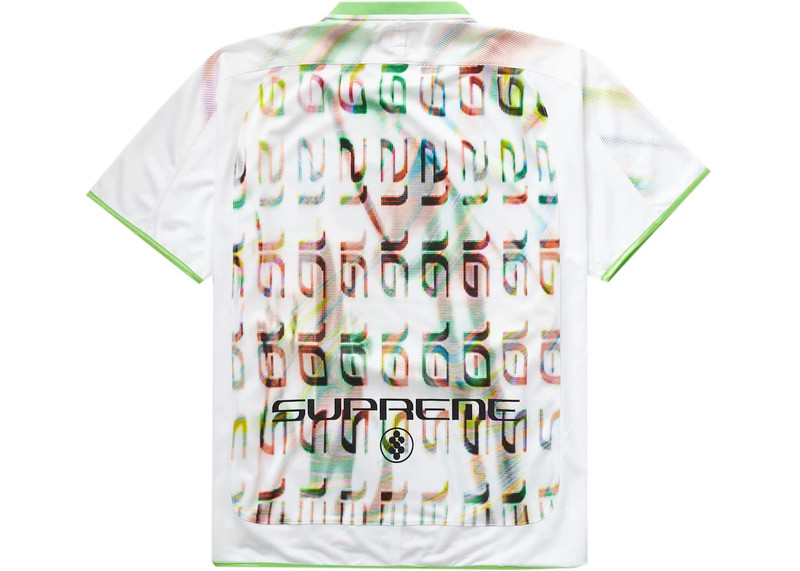 Supreme Supreme Feedback Soccer Jersey White outlook