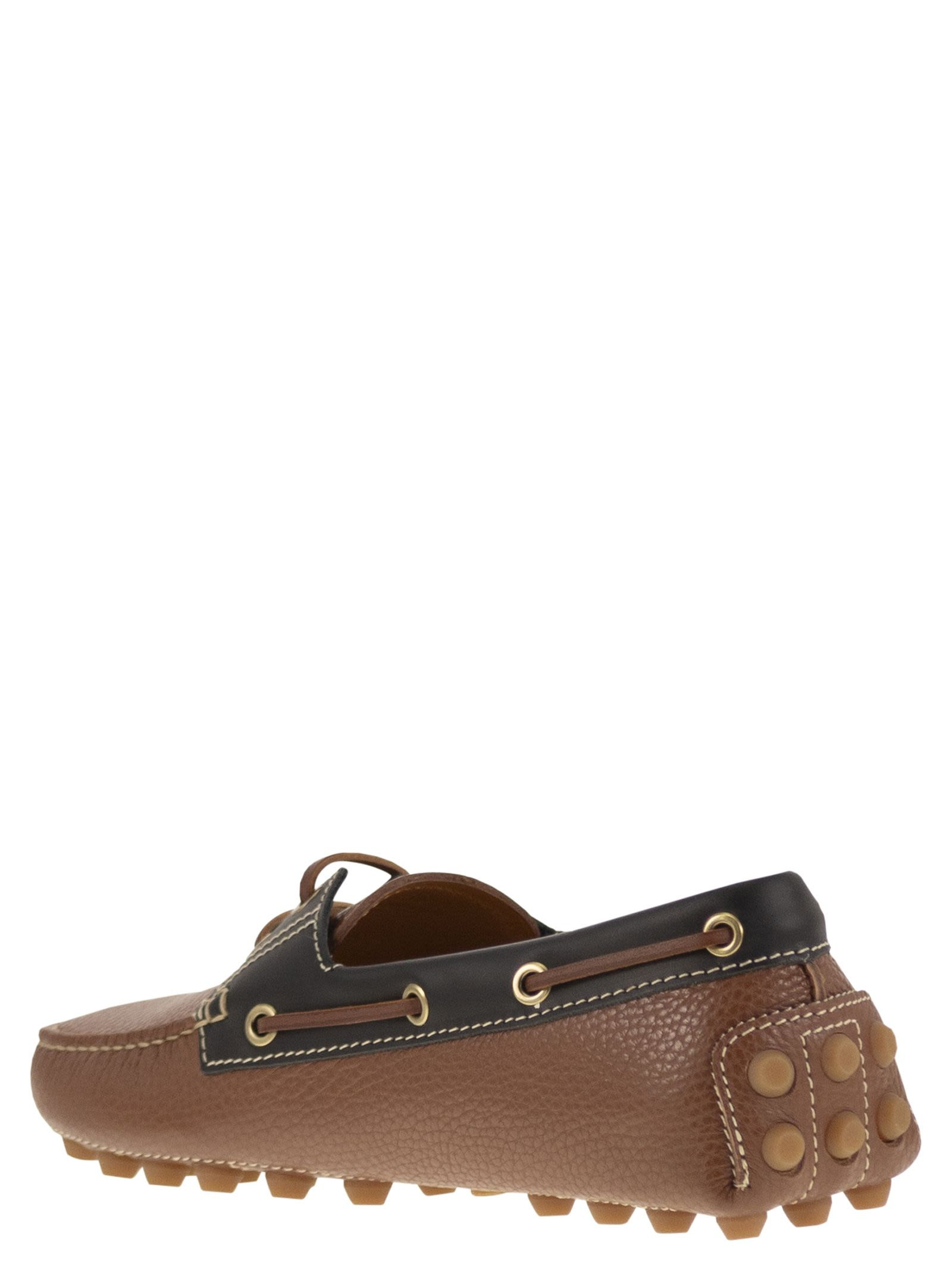 Tod's Women Leather Boat Bubble Grommet - 3