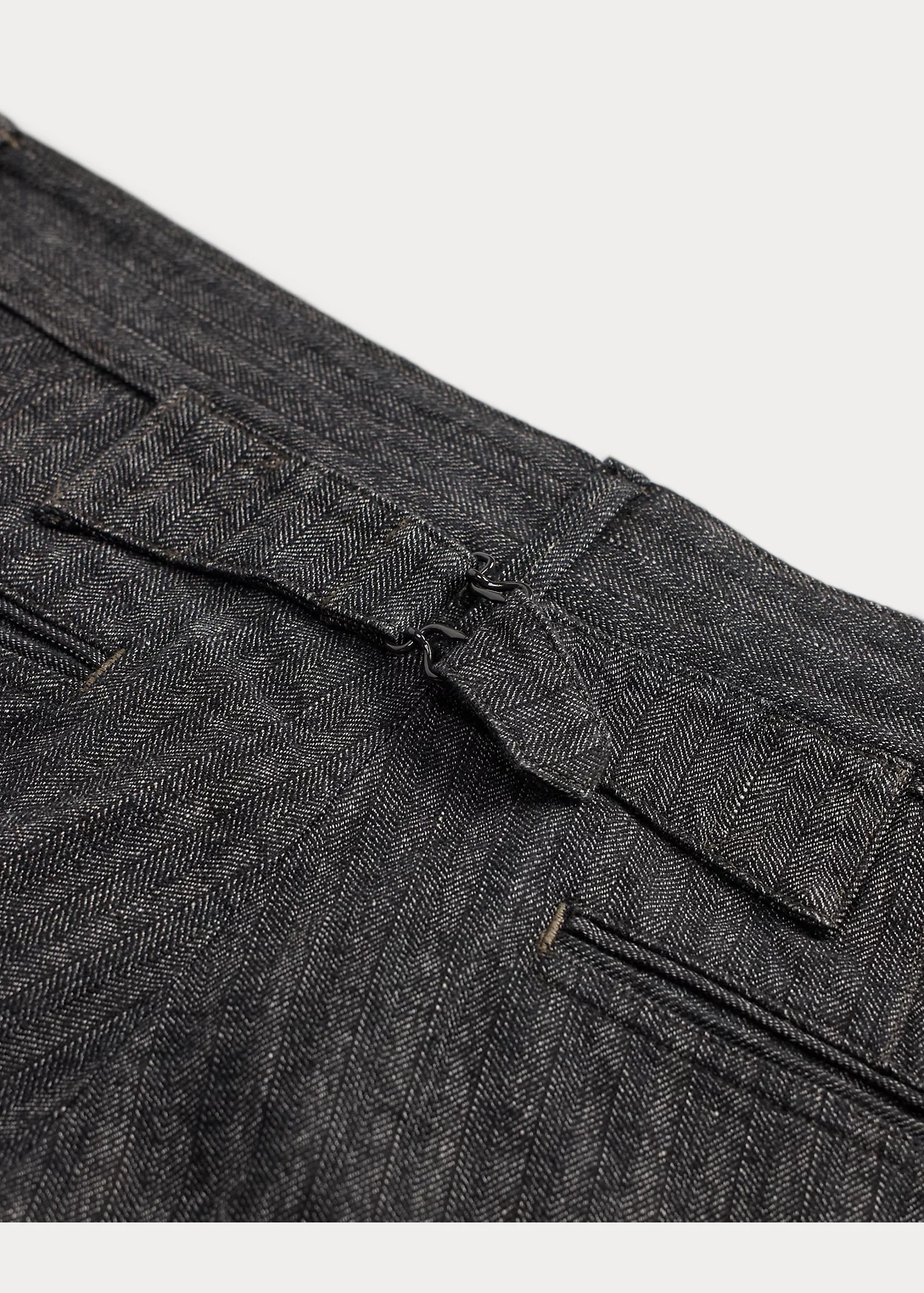 Cotton-Linen Herringbone Field Pant - 7