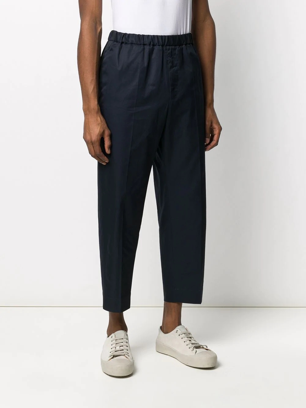 tapered cropped trousers - 3