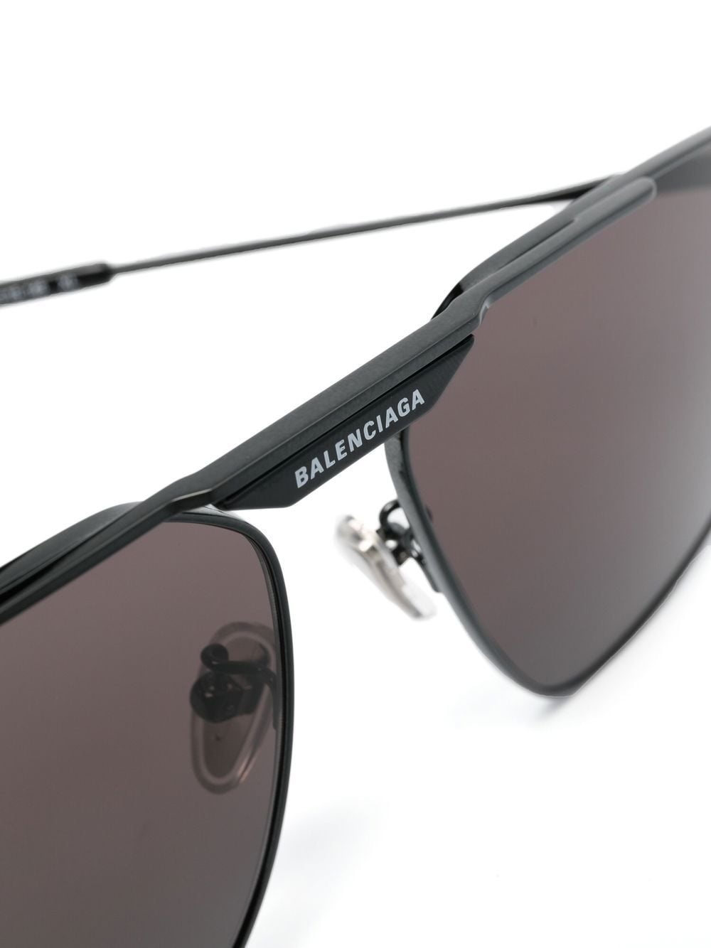 square-frame tinted sunglasses - 3