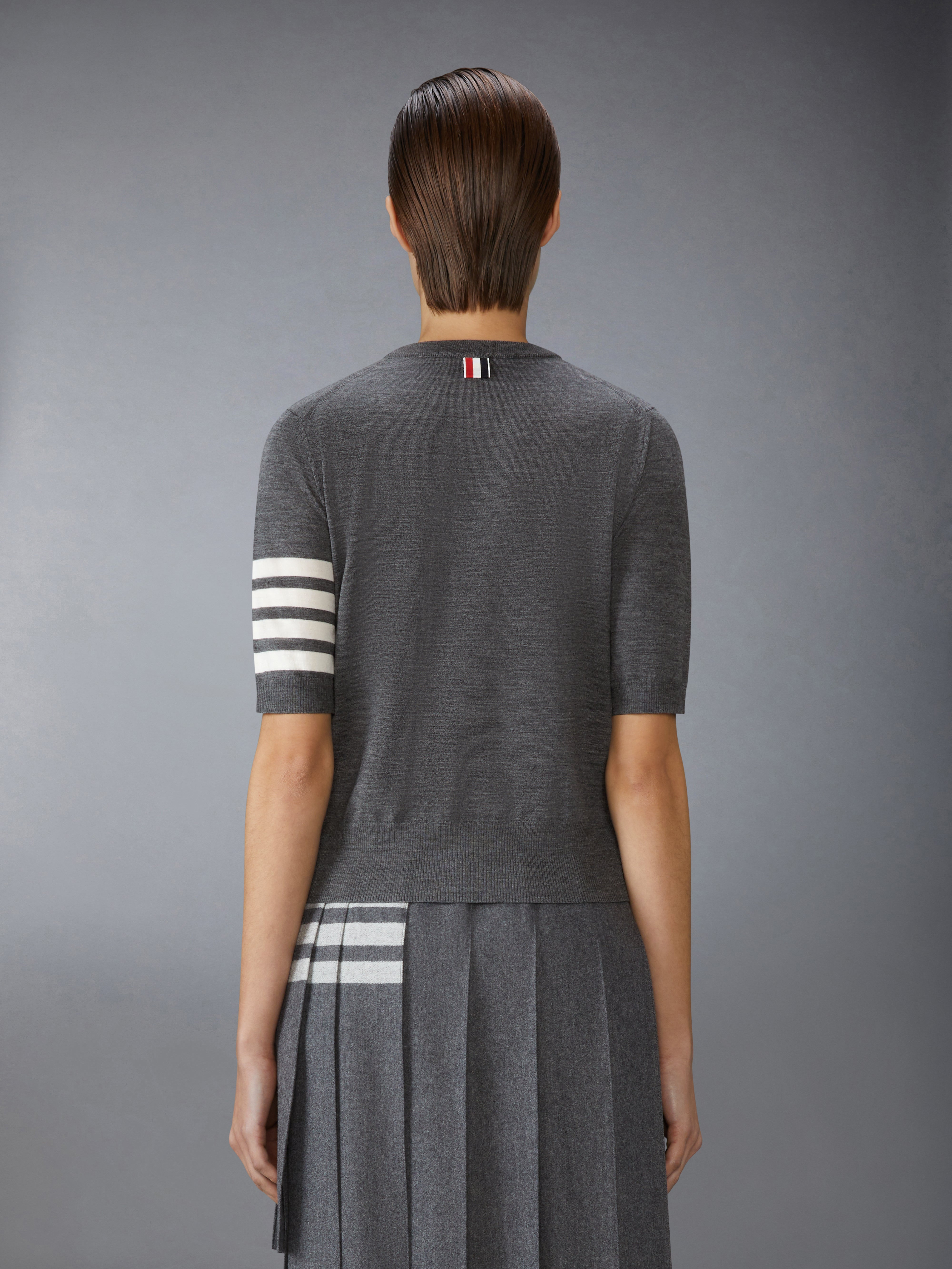 FINE MERINO WOOL 4-BAR TEE - 3