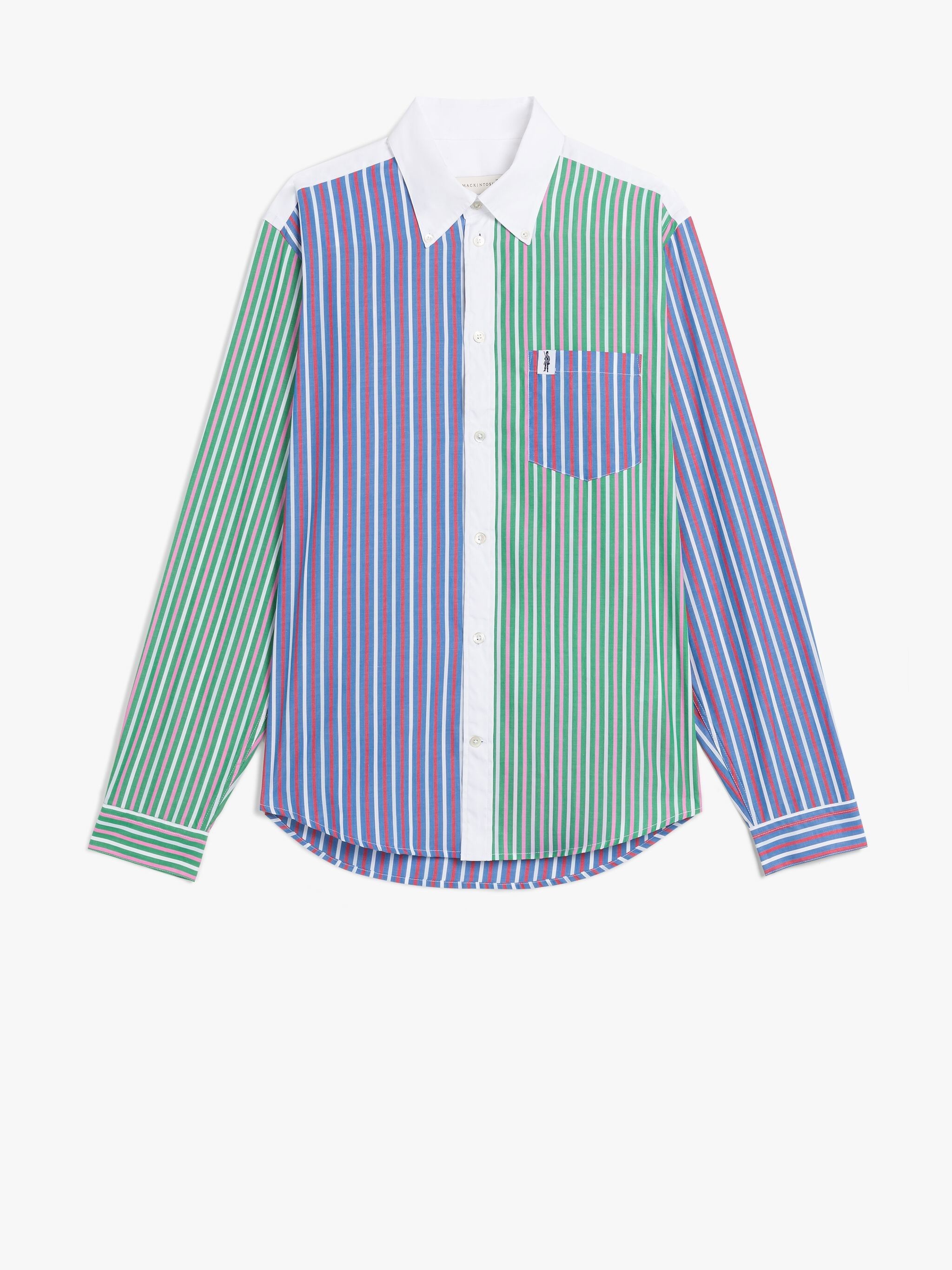 FUN BLOOMSBURY STRIPE COTTON SHIRT - 1