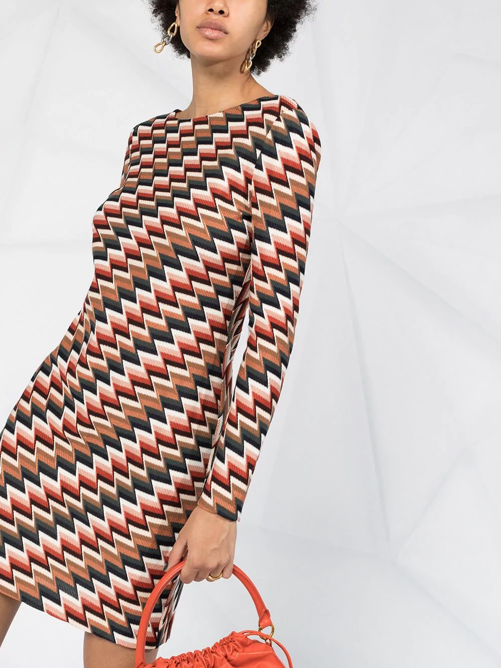 zig-zag knit dress - 5