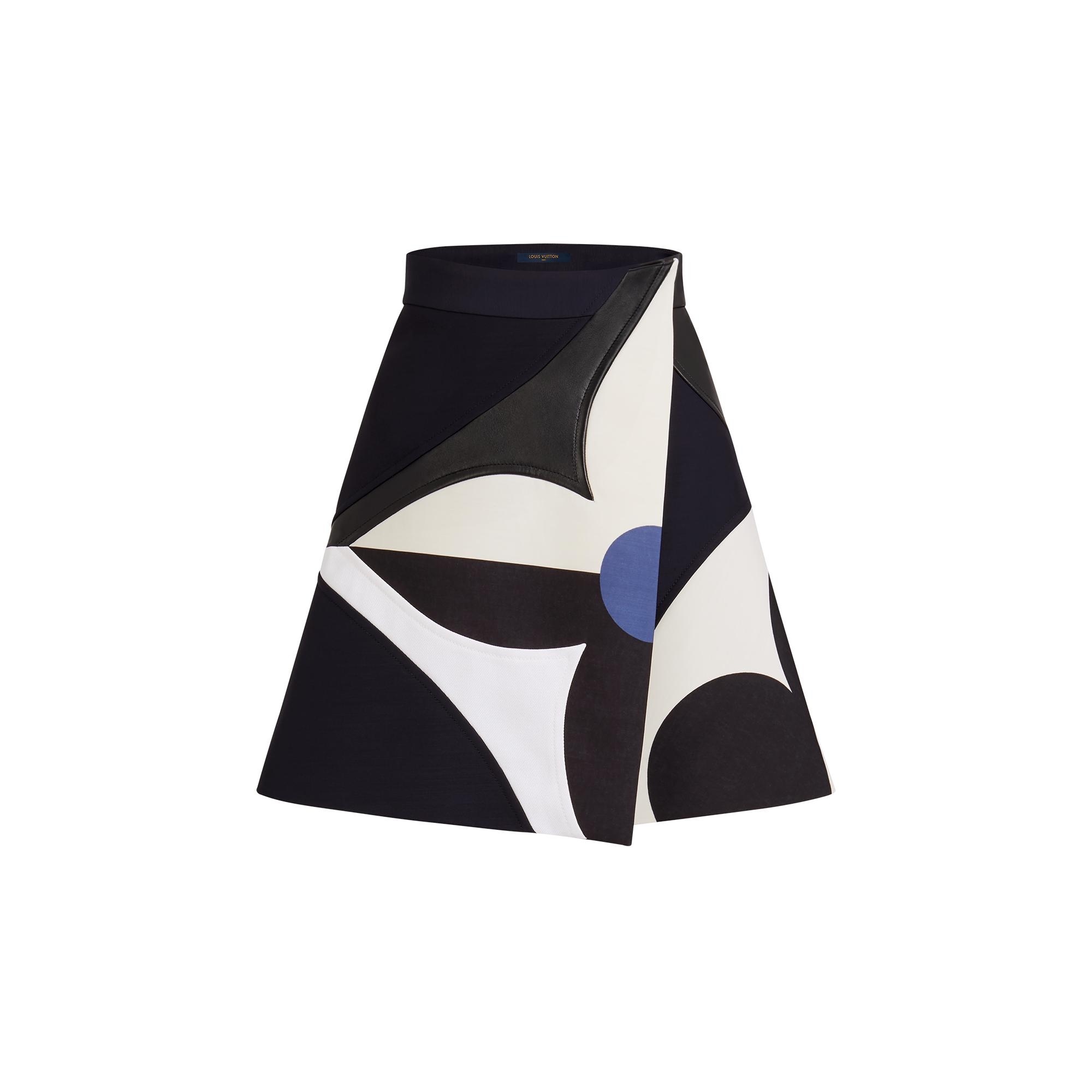 Game On Graphic Game On Motif A-Line Mini Wrap Skirt  - 1