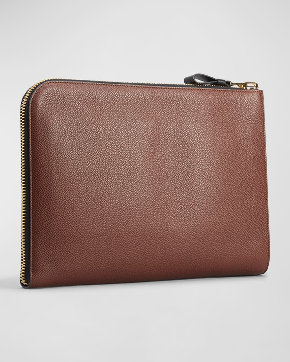 Men's Zip-Around Leather Portfolio Case - 3