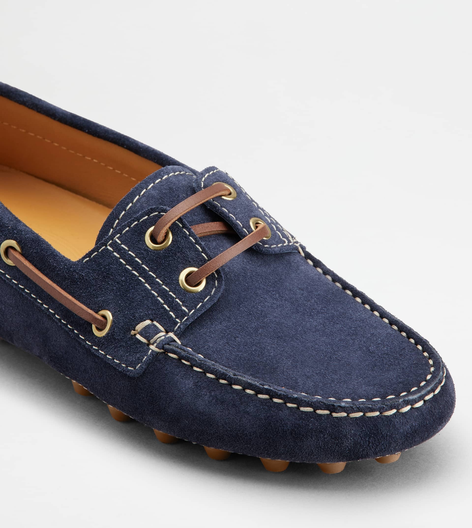 BOAT GOMMINO BUBBLE IN SUEDE - BLUE - 6