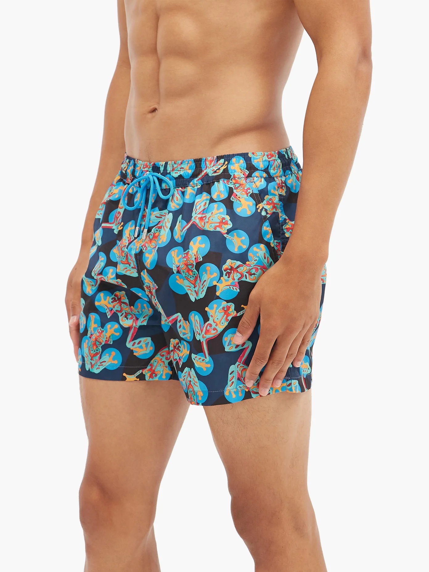 Frog-print swim shorts - 4